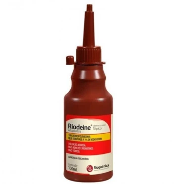 Imagem PVPI  TOPICO EM ALMOTOLIA RIODEINE 100 ML - RIOQUIMICA