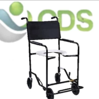 CADEIRA DE BANHO MODELO 201 APOIO P/PES FIXO 85KG PRETA - CDS
