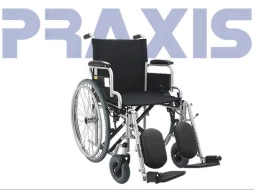 Imagem CADEIRA DE RODAS FRANKFURT 110KG EP REF 1059 - PRAXIS